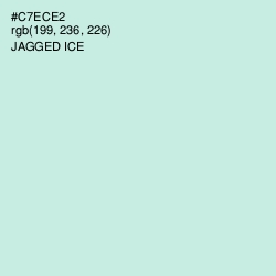 #C7ECE2 - Jagged Ice Color Image