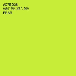 #C7ED38 - Pear Color Image