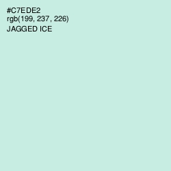 #C7EDE2 - Jagged Ice Color Image