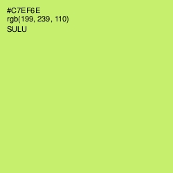 #C7EF6E - Sulu Color Image
