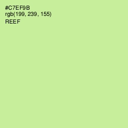 #C7EF9B - Reef Color Image