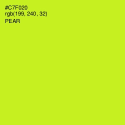 #C7F020 - Pear Color Image