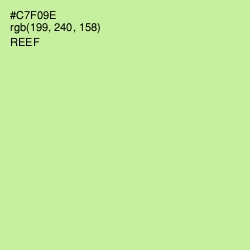 #C7F09E - Reef Color Image