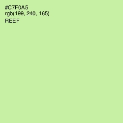 #C7F0A5 - Reef Color Image