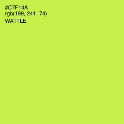 #C7F14A - Wattle Color Image