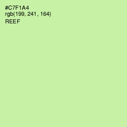 #C7F1A4 - Reef Color Image