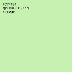 #C7F1B1 - Gossip Color Image