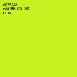 #C7F222 - Pear Color Image