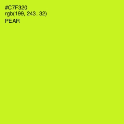 #C7F320 - Pear Color Image