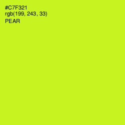 #C7F321 - Pear Color Image