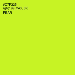 #C7F325 - Pear Color Image