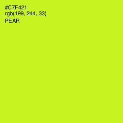 #C7F421 - Pear Color Image