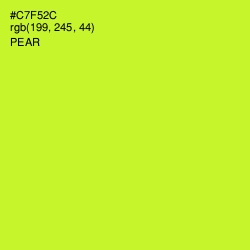 #C7F52C - Pear Color Image