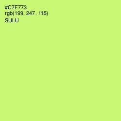 #C7F773 - Sulu Color Image