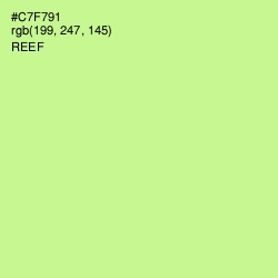 #C7F791 - Reef Color Image