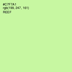 #C7F7A1 - Reef Color Image