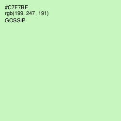 #C7F7BF - Gossip Color Image