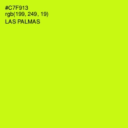 #C7F913 - Las Palmas Color Image