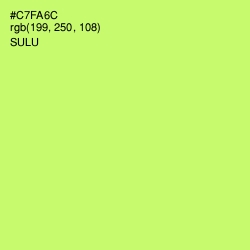 #C7FA6C - Sulu Color Image
