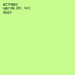 #C7FB8D - Reef Color Image