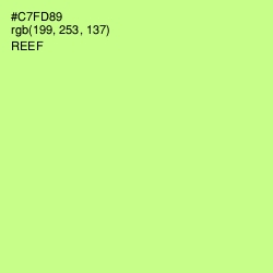 #C7FD89 - Reef Color Image