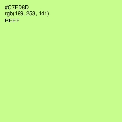 #C7FD8D - Reef Color Image