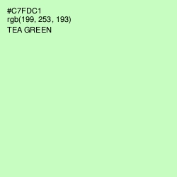 #C7FDC1 - Tea Green Color Image