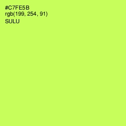 #C7FE5B - Sulu Color Image