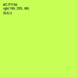 #C7FF56 - Sulu Color Image