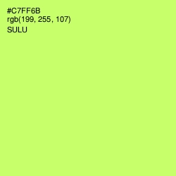 #C7FF6B - Sulu Color Image