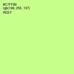 #C7FF89 - Reef Color Image