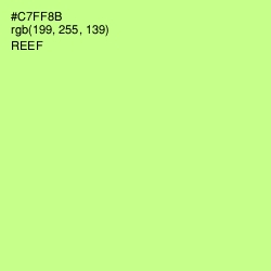 #C7FF8B - Reef Color Image