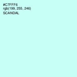 #C7FFF6 - Scandal Color Image