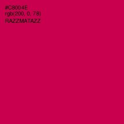 #C8004E - Razzmatazz Color Image