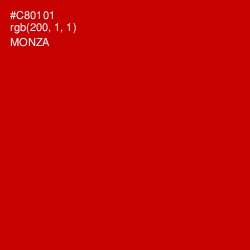 #C80101 - Monza Color Image