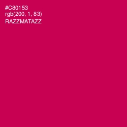 #C80153 - Razzmatazz Color Image