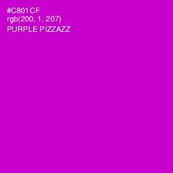 #C801CF - Purple Pizzazz Color Image