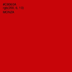 #C8060A - Monza Color Image