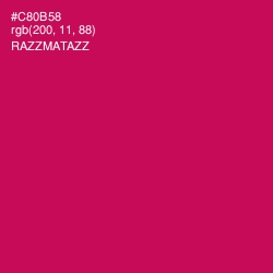 #C80B58 - Razzmatazz Color Image