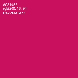 #C8105E - Razzmatazz Color Image