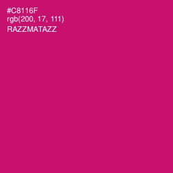 #C8116F - Razzmatazz Color Image