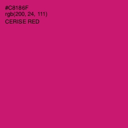 #C8186F - Cerise Red Color Image