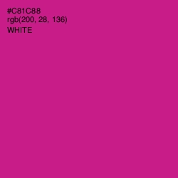 #C81C88 - Red Violet Color Image