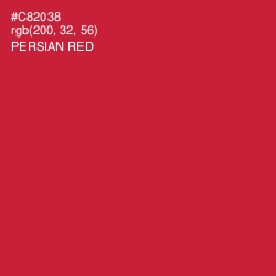 #C82038 - Persian Red Color Image