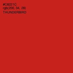 #C8221C - Thunderbird Color Image