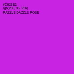 #C823E2 - Razzle Dazzle Rose Color Image