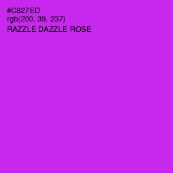 #C827ED - Razzle Dazzle Rose Color Image