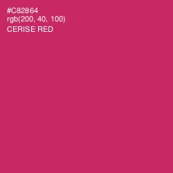 #C82864 - Cerise Red Color Image