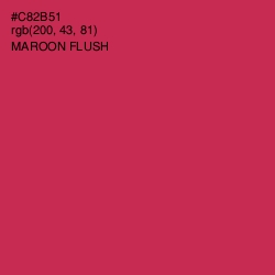 #C82B51 - Maroon Flush Color Image