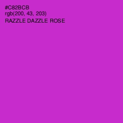 #C82BCB - Razzle Dazzle Rose Color Image